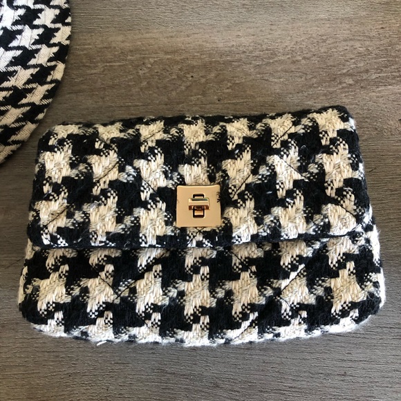 H&M Houndstooth Bag & Hat - Picture 3 of 10